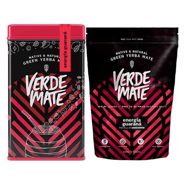 Yerbera Yerba Mate Verde Mate Energia Guarana 2x500g Mate Tee Kaufen