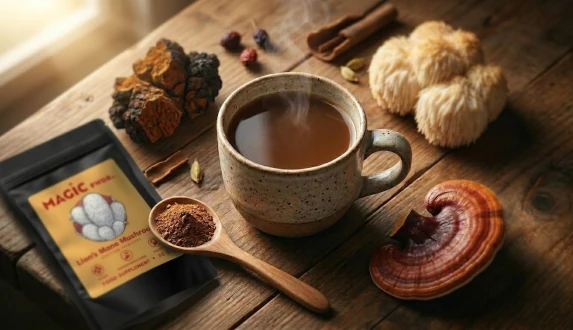 Wie wählt man ein adaptogenes Pilzpräparat aus? Reishi, Chaga und Löwenzahn in der Praxis