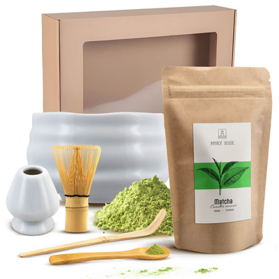 Geschenkset zum Aufbrühen von Matcha-Tee