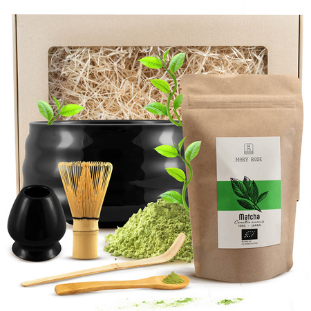 Geschenkset zum Aufbrühen von Matcha-Tee