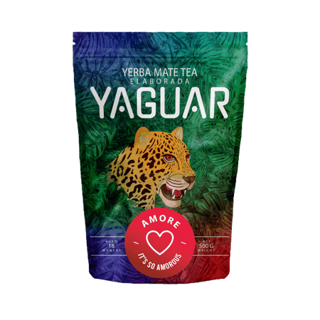 Yaguar Amore 500 g 0,5 kg –  Kräuter- und Früchte-Mate Tee aus Brasilien