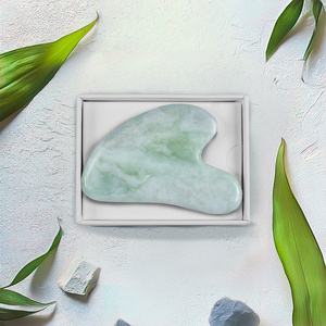 Gua Sha-Massagestein - Jadeit