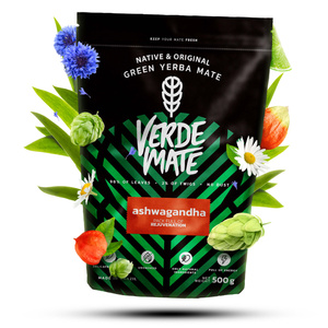 Yerba Verde Mate Ashwagandha 500g Thermoskannen-Set 