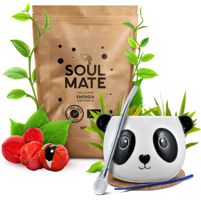 Mate Tee Set Soul Mate Energia 500g Kalebasse + Bombilla