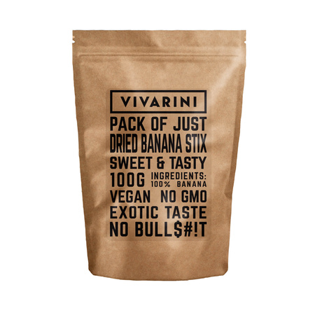 Vivarini – Getrocknete Bananensticks 100 g