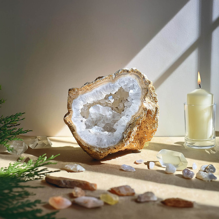 Bergkristall – Quarz Geode 1 Stk.