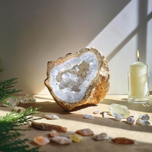 Bergkristall – Quarz Geode 1 Stk.