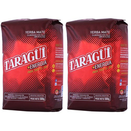 Mate Tee Set 2x TARAGUI Energia 500g 0,5kg