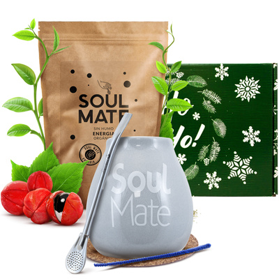 Geschenkset Mate Tee Soul Mate Energia 0,5kg 