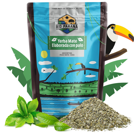 Mate Tee Set Rio Parana Energia Elaborada 2x500g + Zubehör