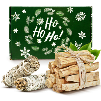 Geschenk-Set Palo Santo + Weißer Salbei Weihrauch