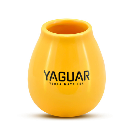 Yaguar Keramik Mate Becher 350 ml - Gelb