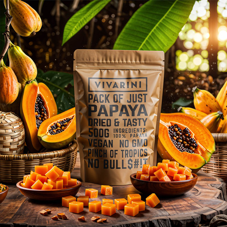 Vivarini - Kandierte Papaya  0,5 kg