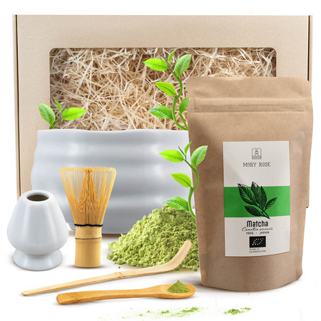 Geschenkset zum Aufbrühen von Matcha-Tee