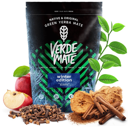 Mate Tee Winter-Set Verde Mate El Fuego 2x500g + Zubehör