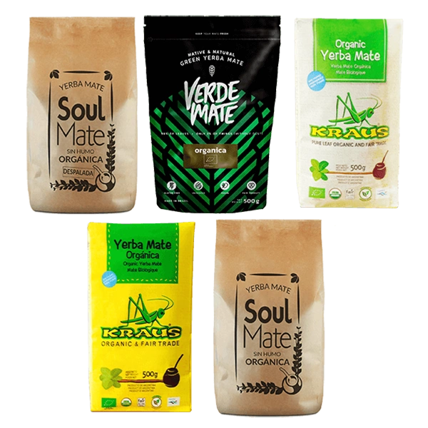 Organisch Yerba Mate Tee Set 5x0,5kg - Mate Tee Kaufen