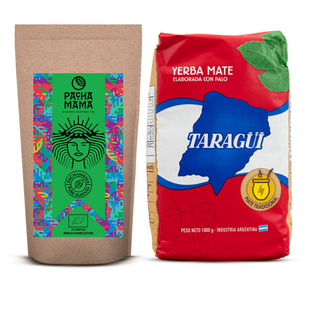 Set: Mate Tee + Guayusa Pachamama 1500g