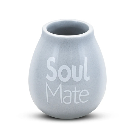 Soul Mate Mate Becher aus Keramik  - 350ml-grau