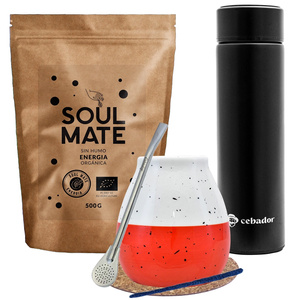 Mate Tee Set Soul Mate Energia 500g + Thermoskanne