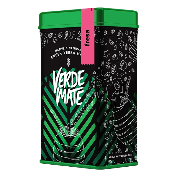  Yerbera-Mate Verde Mate Green Fresa 0.5kg in Dose