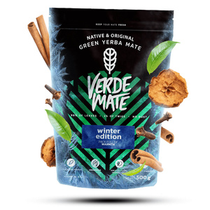 Mate Tee Winter-Set Verde Mate El Fuego 2x500g + Zubehör