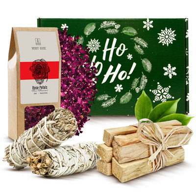 Geschenk-Set Palo Santo + Weißer Salbei Weihrauch